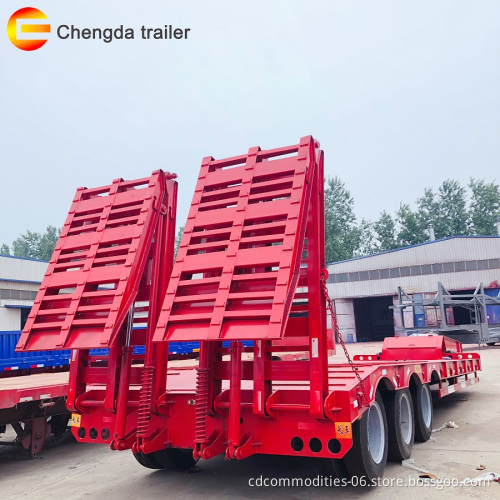 New Standard Low Bed Semi Trailer Made in China for Sale